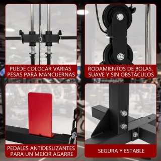 Jaula de gimnasio multifunción