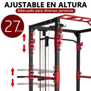 Jaula de gimnasio multifunción