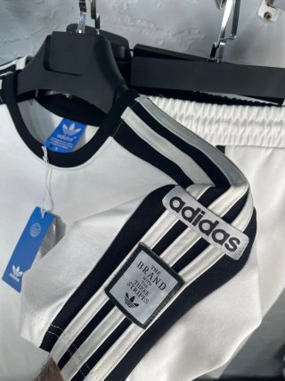 Conjunto Adidas Blanco y Negro Hombre