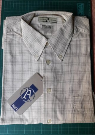 Camisa Zara de algodón a cuadros talla M