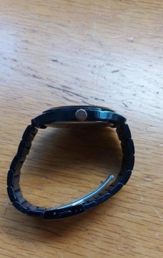 Reloj Lotus Azul y Dorado