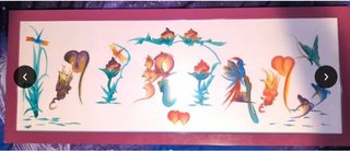 Cuadro floral personalizado MIRIAM