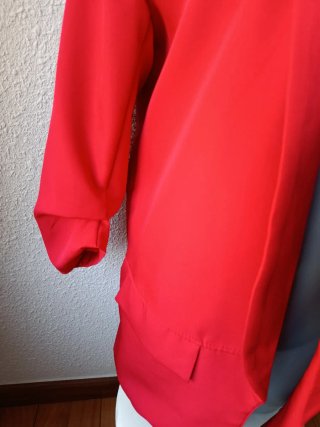 Blazer Rojo Mujer