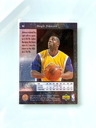 Carta NBA Magic Johnson Vs Jordan Upper Deck