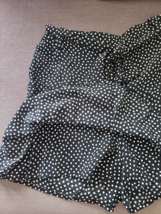 Falda pantalón Zara lunares 100% viscosa