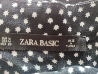Falda pantalón Zara lunares 100% viscosa