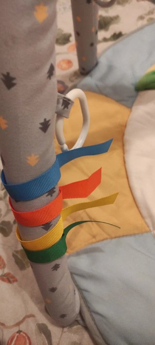 Manta de actividades para bebé con arcos