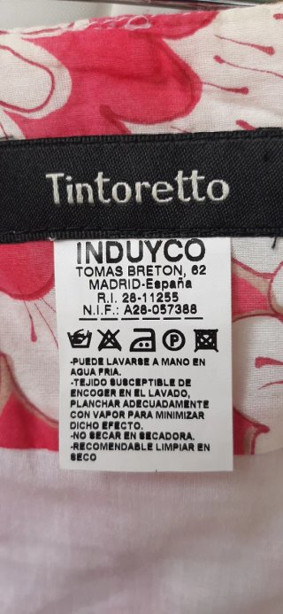 Falda Tintoretto Talla 42 Estampada Floral