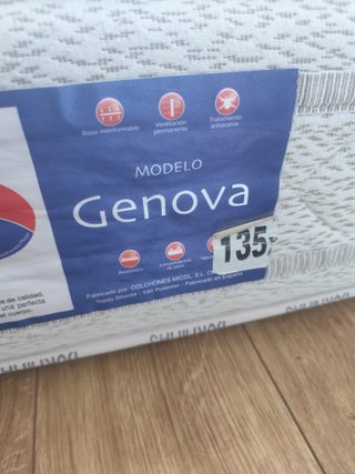 Colchón Viscoelástico 135 Doble Cara,regalo somier