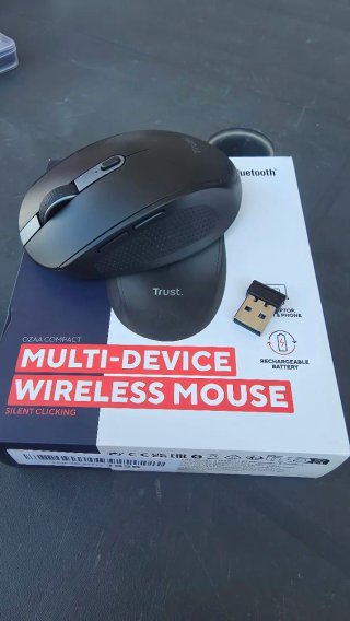 Mouse Wireless Trust Bluetooth Nero