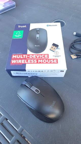 Mouse Wireless Trust Bluetooth Nero