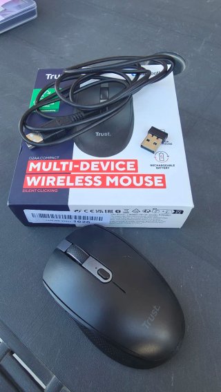 Mouse Wireless Trust Bluetooth Nero