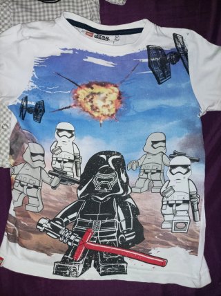 Lote Ropa Star Wars y Mickey Niño 6 años