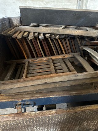 Sillas de madera plegables