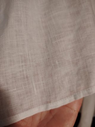 Blusa Uterqüe blanca talla única