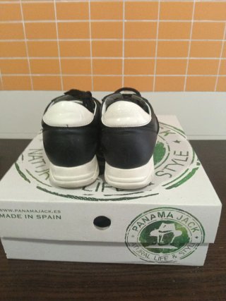 Zapatillas Panama Jack Piel Negras T38