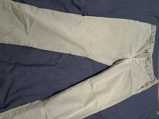 Pantalón hombre talla 42 Slim Fit verde