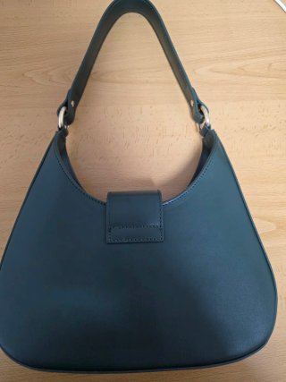 Bolso Christian Laurier Piel Verde y Dorado