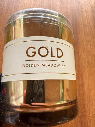 Lote 2 Velas H&M GOLD y WHITE