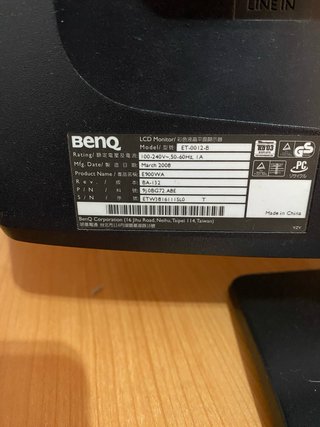 Monitor BenQ Negro