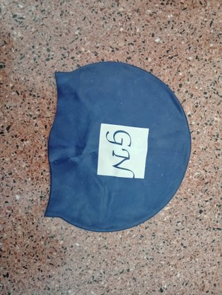 Gorro de natación azul