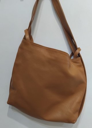 Bolso Hobo Piel italiana color marrón