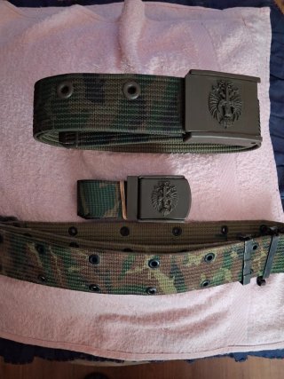Cinturones Tácticos Ejército Camuflaje Nuevos