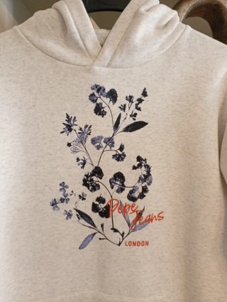 Sudadera Vestido Pepe Jeans floral Talla XS