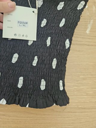 Top Zara Negro Talla Única