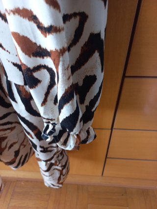 Vestido estampado animal talla L