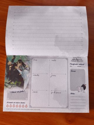 Planificador semanal "Mo Dao Zu Shi"