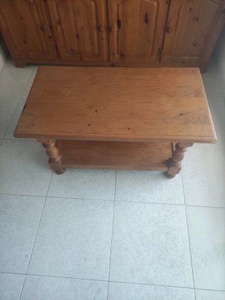 Conjunto comedor rústico madera