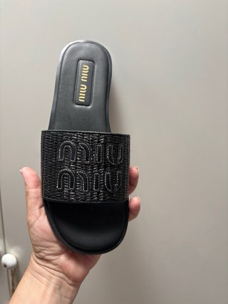 Sandali Miu Miu Neri T38