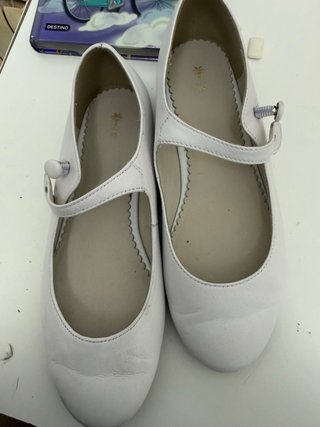 Zapatos comunión blancos talla 36