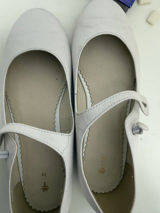 Zapatos comunión blancos talla 36