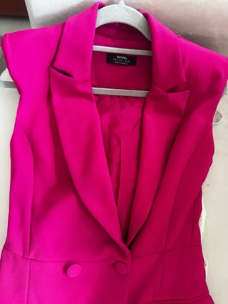 Vestido americana Bershka rosa Talla S
