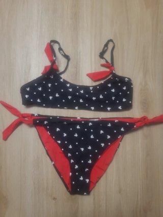 Bikini Minnie Negro y Rojo