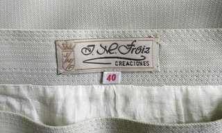 Falda abierta verde lima. Talla: 40