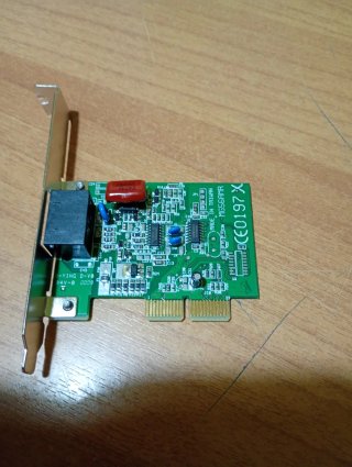 Scheda Modem PCI Express 56k usata