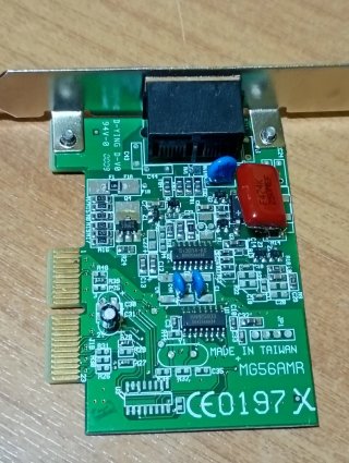 Scheda Modem PCI Express 56k usata