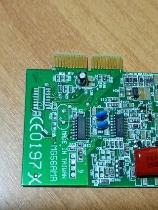 Scheda Modem PCI Express 56k usata