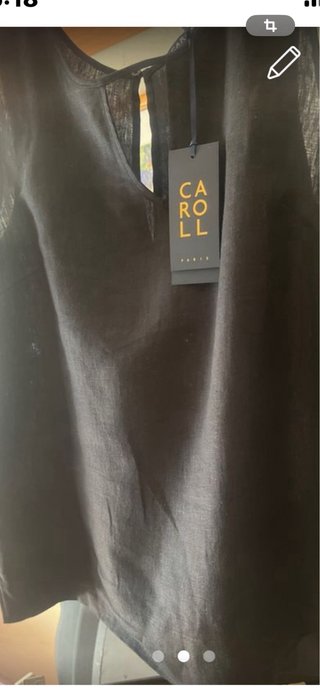 Conjunto falda estampada y top negro