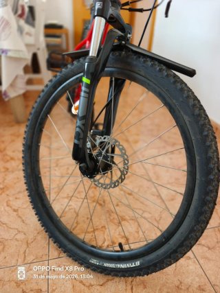 Bicicleta ST900 24 Roja ROCKRIDER