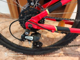 Bicicleta ST900 24 Roja ROCKRIDER