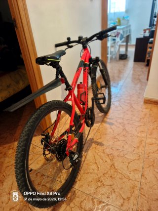 Bicicleta ST900 24 Roja ROCKRIDER