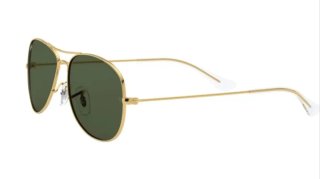 Gafas de sol Ray-Ban cock Pitt aviador doradas