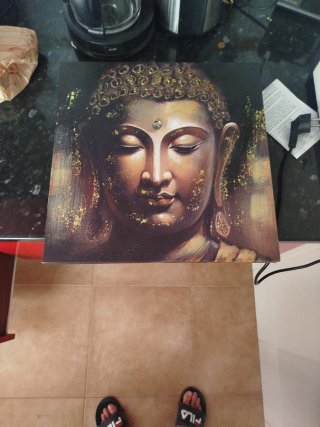 Cuadro Buda Dorado