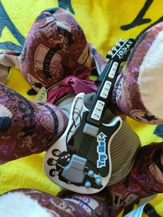 Peluche perro JONAS brothers con guitarra disney
