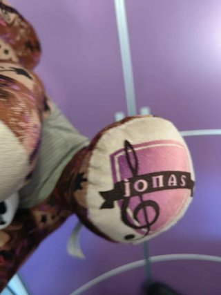 Peluche perro JONAS brothers con guitarra disney