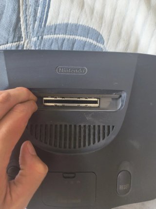 Nintendo 64 NTSC USA con caricatore e controller